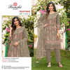 R 1104 By Ramsha Organza Embroidery Pakistani Readymade Suits Wholesale Market In Surat